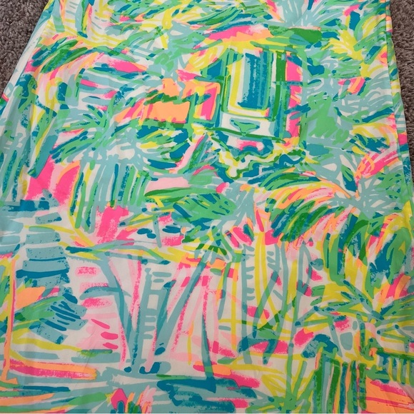 {Lilly Pulitzer} Lela Dress 100% Silk Multi Sea Salt and Sun - Picture 9 of 10